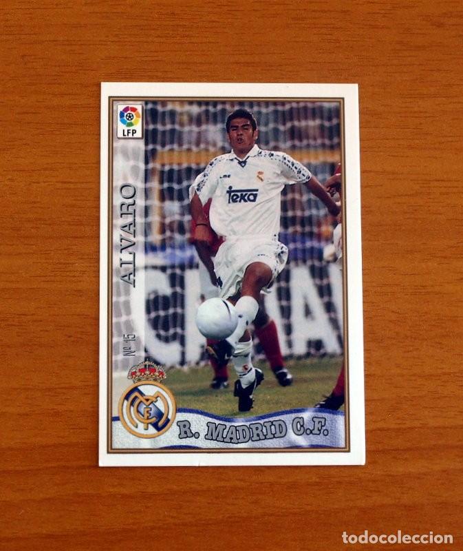 Cartes &agrave; collectionner de Football: Real Madrid - N&ordm; 15 &Aacute;lvaro Benito - Mundicromo ficha de la Liga 1997-1998, 97-98