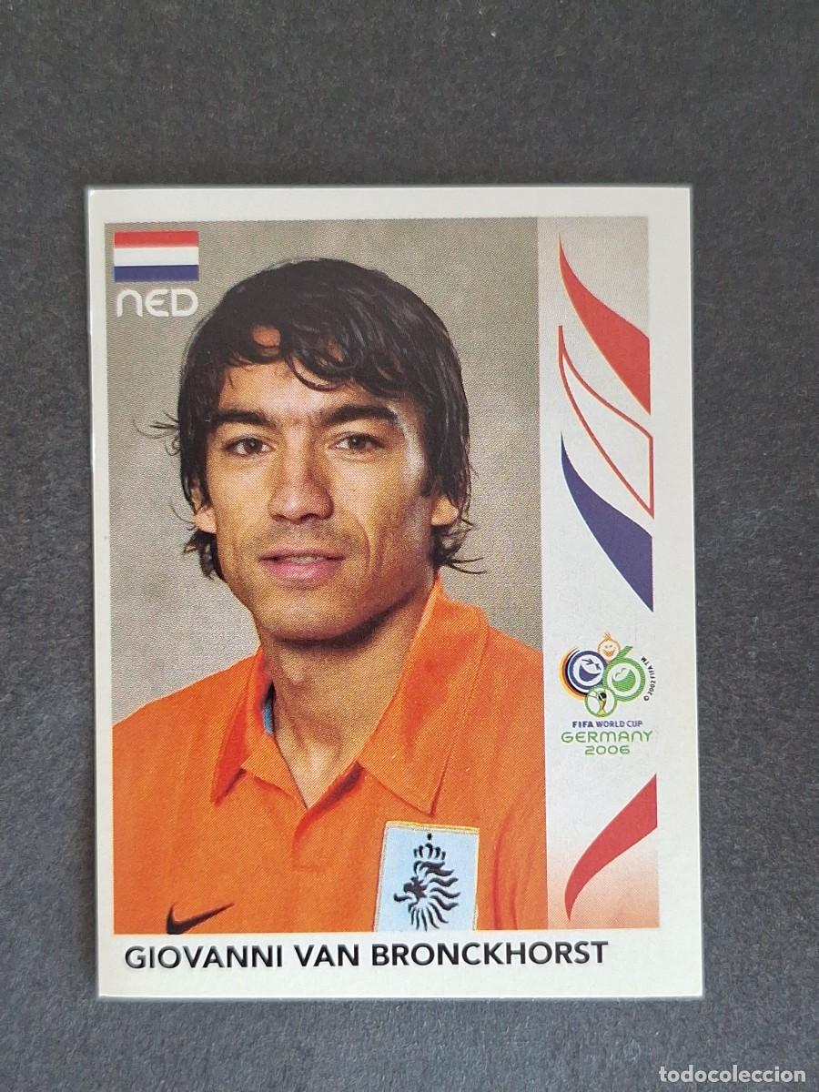 Cartes &agrave; collectionner de Football: L2 VAN BRONCKHORST SELECCION HOLANDA 234 PANINI MUNDIAL ALEMANIA 2006 NUNCA PEGADO SIN PEGAR