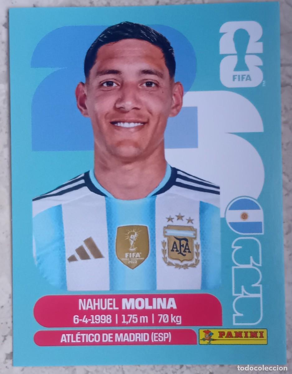 Cartes &agrave; collectionner de Football: Figurina Panini 2026 Cromo World Cup Usa Mundial 2026 Nahuel Molina Argentina n ARG 3