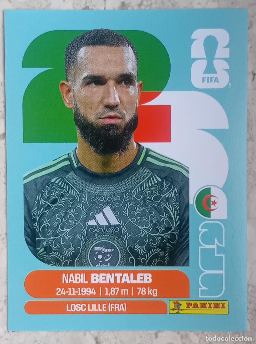 Cromos de F&uacute;tbol: Figurina Panini 2026 Cromo World Cup Usa Mundial 2026 Nabil Bentaleb Algeria n ALG 12