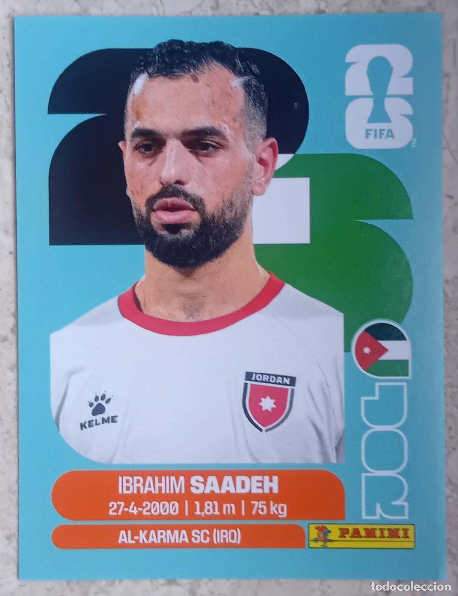Cromos de F&uacute;tbol: Figurina Panini 2026 Cromo World Cup Usa Mundial 2026 Ibrahim Saadeh Jordan n JOR 9