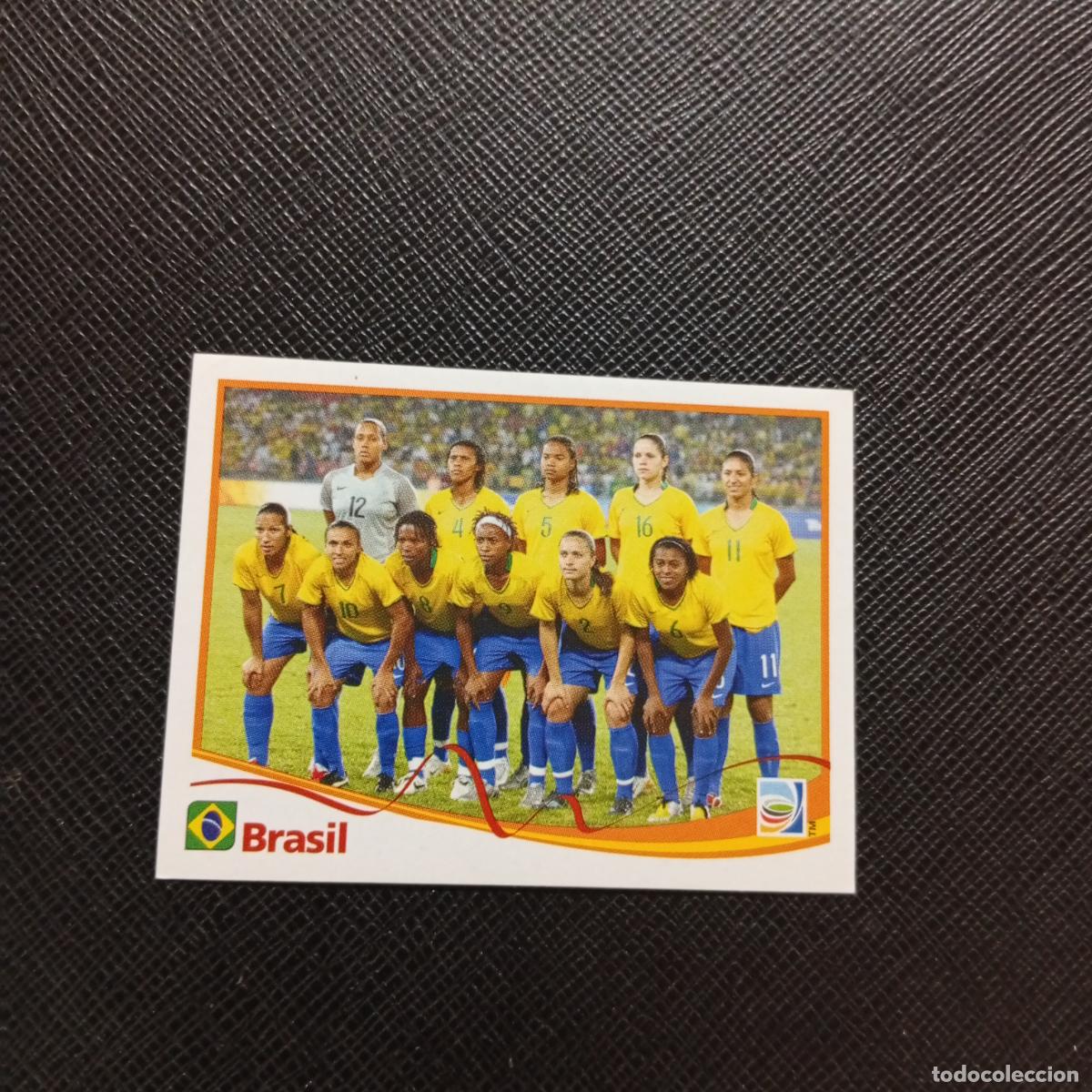 Cromos de F&uacute;tbol: 255 ALINEACION BRASIL PANINI FEMENINO WOMEN&acute;S MUNDIAL 2011 ALEMANIA 11 - SIN PEGAR A101 PG271