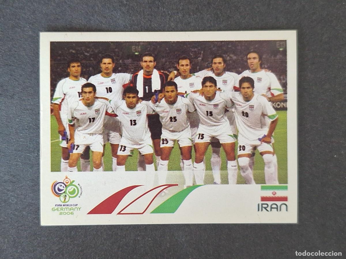 Cromos de F&uacute;tbol: L2 EQUIPO SELECCION IRAN 263 PANINI MUNDIAL ALEMANIA 2006 NUNCA PEGADO SIN PEGAR