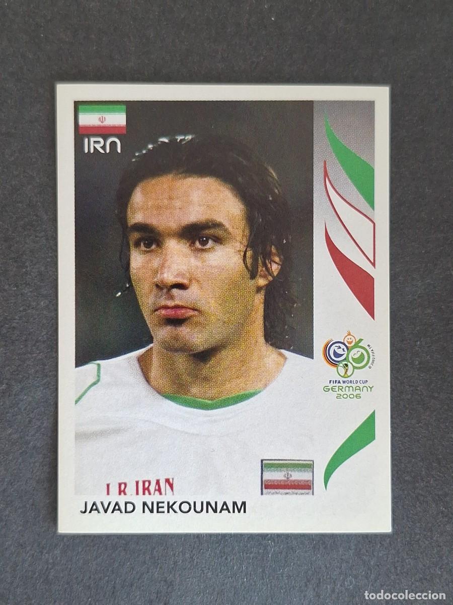 Cromos de F&uacute;tbol: L2 JAVAD NEKOUNAM SELECCION IRAN 269 PANINI MUNDIAL ALEMANIA 2006 NUNCA PEGADO SIN PEGAR