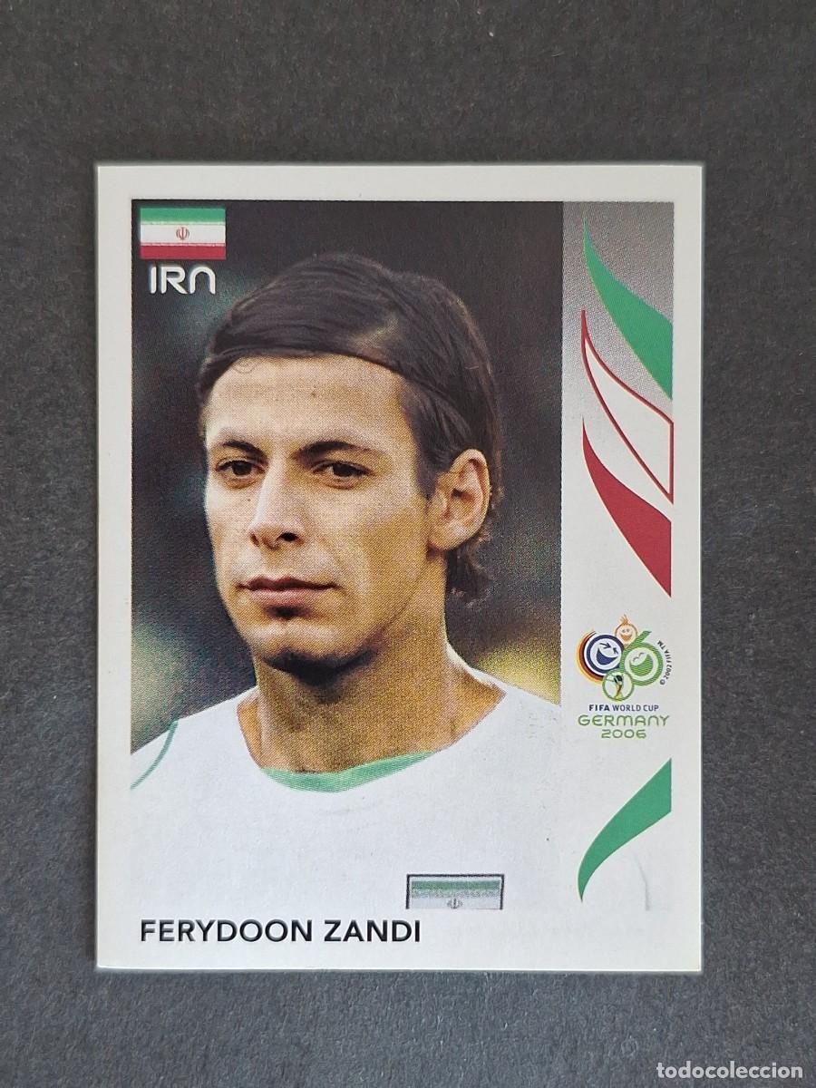 Cromos de F&uacute;tbol: L2 FERYDOON ZANDI SELECCION IRAN 277 PANINI MUNDIAL ALEMANIA 2006 NUNCA PEGADO SIN PEGAR