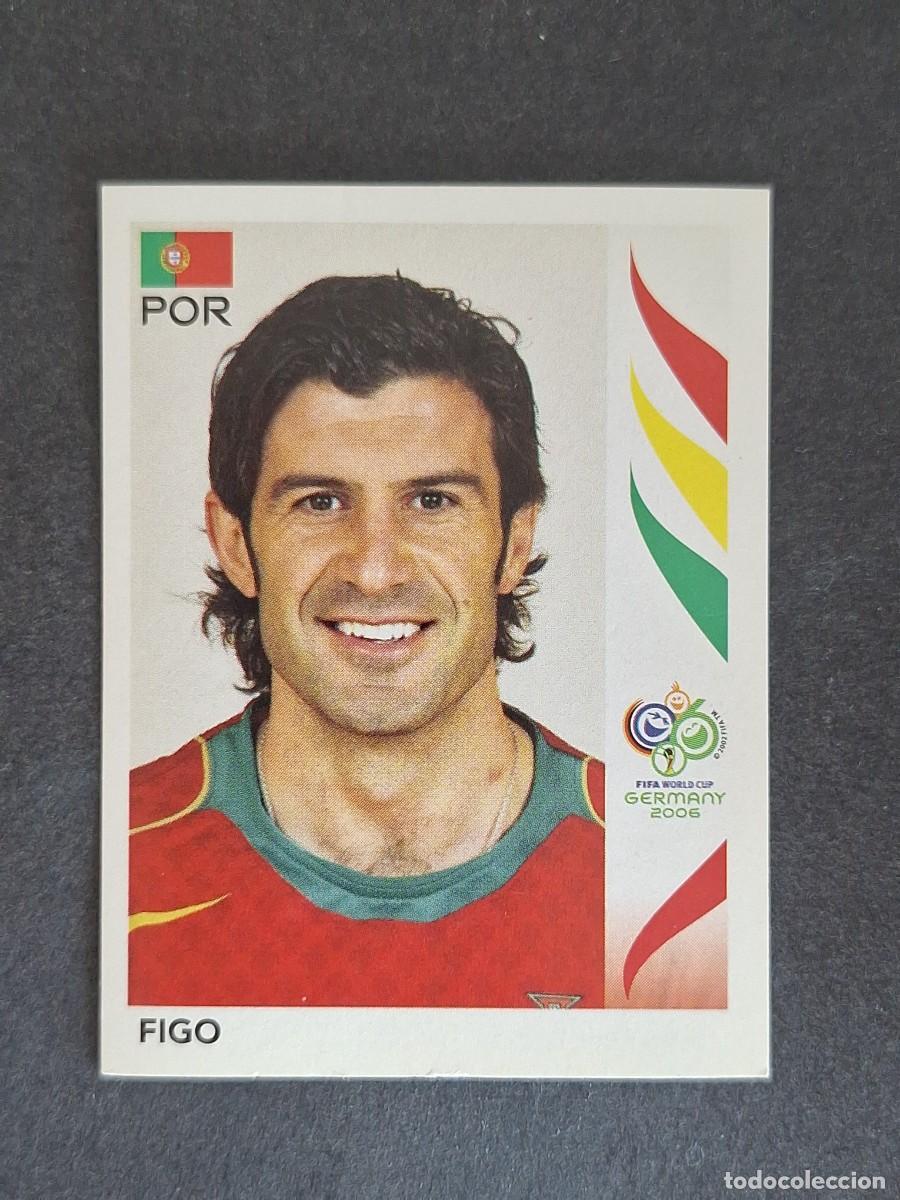 Cromos de F&uacute;tbol: L2 FIGO SELECCION PORTUGAL 293 PANINI MUNDIAL ALEMANIA 2006 NUNCA PEGADO SIN PEGAR