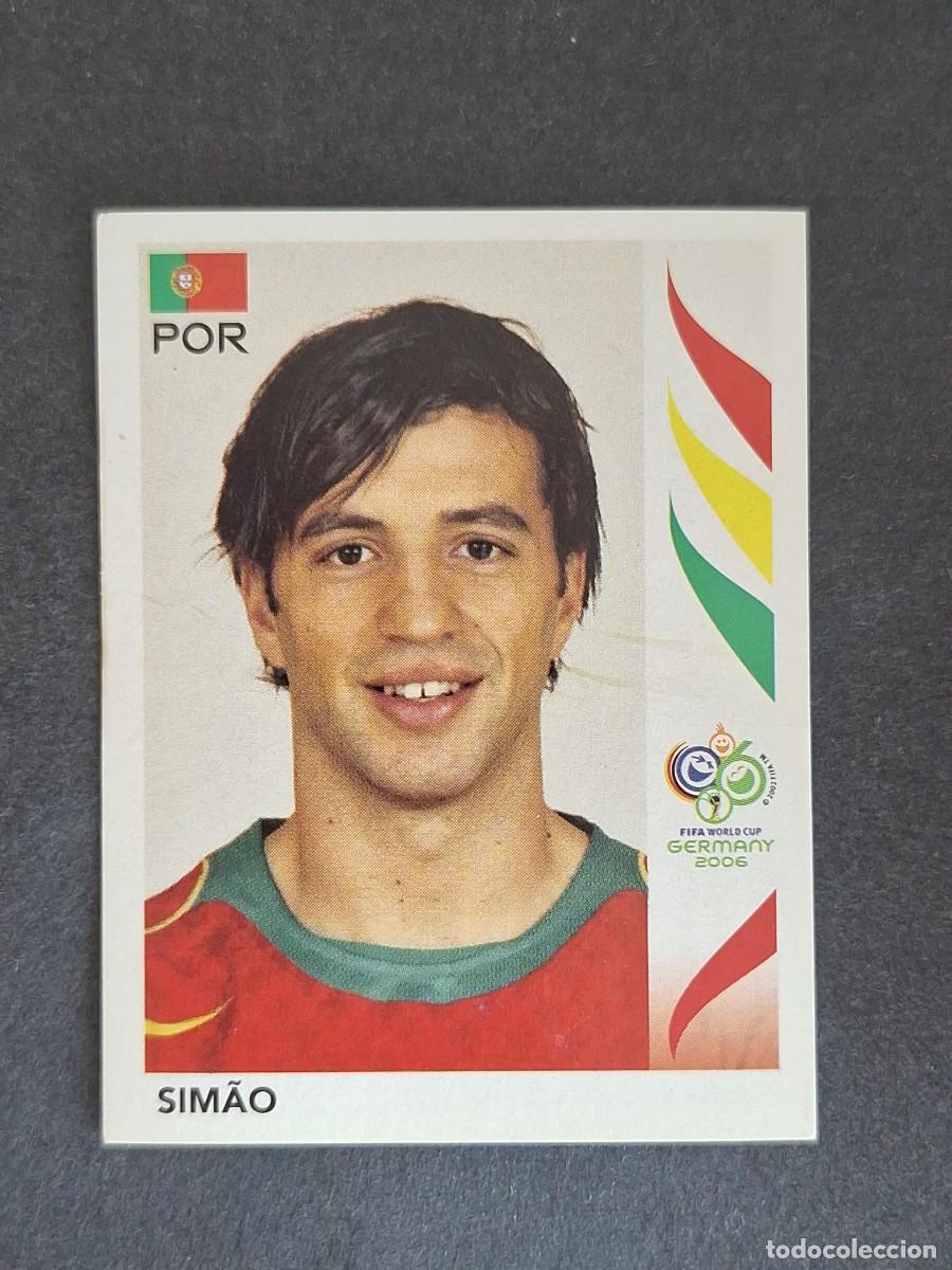 Cromos de F&uacute;tbol: L2 SIMAO SELECCION PORTUGAL 296 PANINI MUNDIAL ALEMANIA 2006 NUNCA PEGADO SIN PEGAR