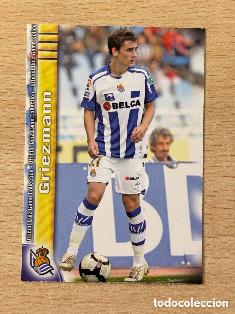 Cromos de F&uacute;tbol: # 832 Griezmann Real Sociedad Rookie card Barcelona Atl&eacute;tico de Madrid Fichaje Nuevo