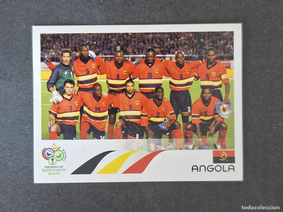 Cromos de F&uacute;tbol: L2 EQUIPO SELECCION ANGOLA 302 PANINI MUNDIAL ALEMANIA 2006 NUNCA PEGADO SIN PEGAR