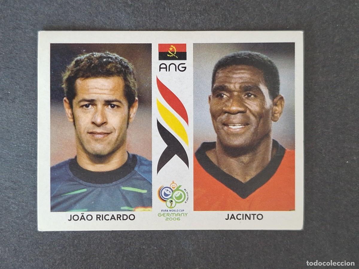 Cromos de F&uacute;tbol: L2 JOAO RICARDO - JACINTO SELECCION ANGOLA 303 PANINI MUNDIAL ALEMANIA 2006 NUNCA PEGADO SIN PEGAR
