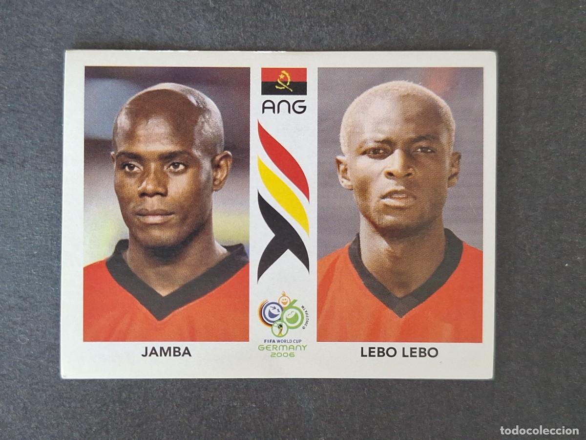 Cromos de F&uacute;tbol: L2 JAMBA - LEBO LEBO SELECCION ANGOLA 304 PANINI MUNDIAL ALEMANIA 2006 NUNCA PEGADO SIN PEGAR
