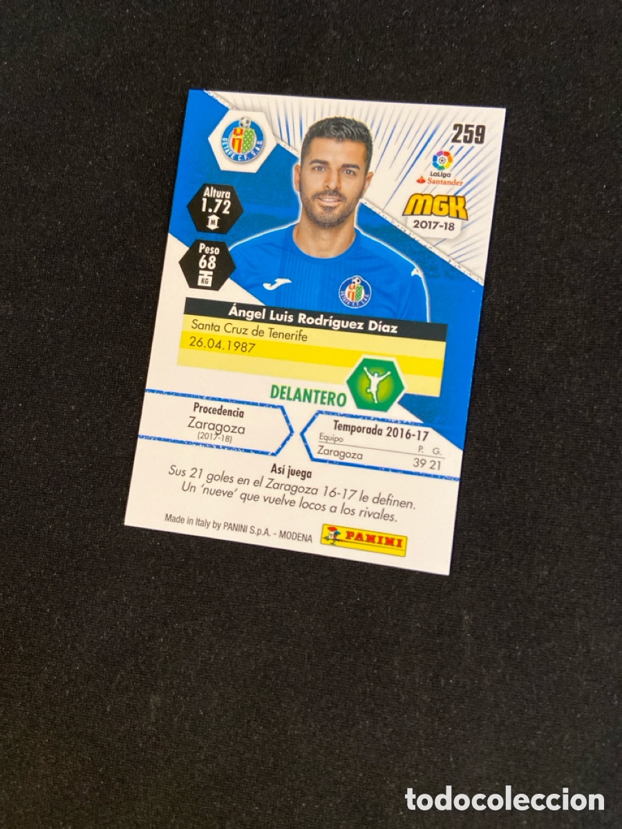 Cromos de f&uacute;tbol: ANGEL 259 (GETAFE) MEGA - Foto 2