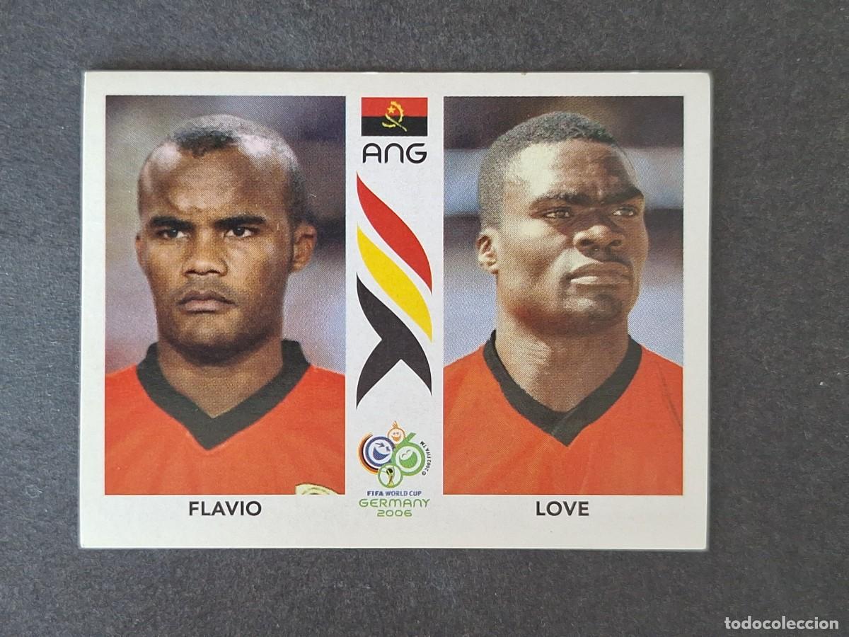 Cromos de F&uacute;tbol: L2 FLAVIO - LOVE SELECCION ANGOLA 309 PANINI MUNDIAL ALEMANIA 2006 NUNCA PEGADO SIN PEGAR