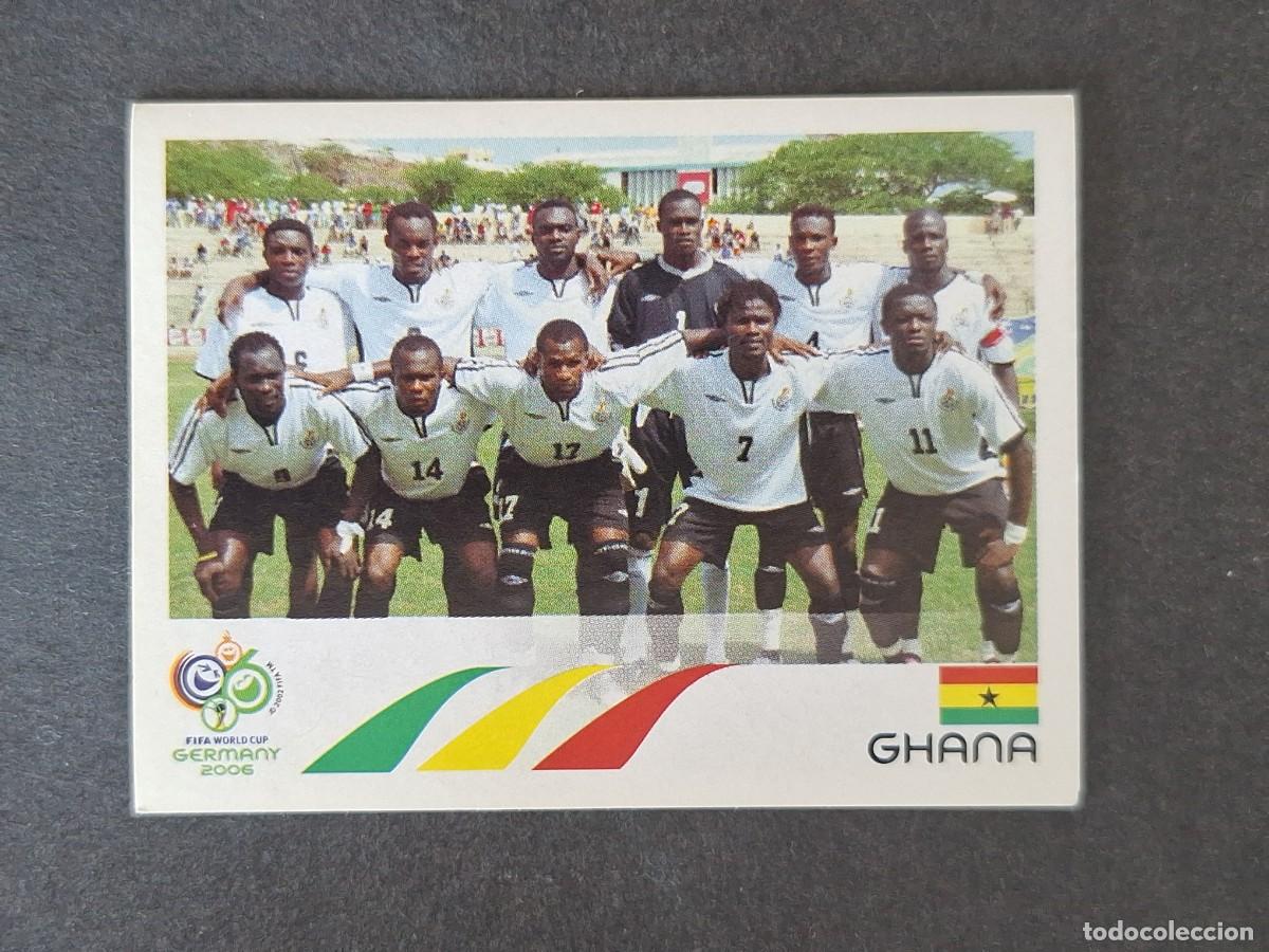 Cromos de F&uacute;tbol: L2 EQUIPO SELECCION GHANA 312 PANINI MUNDIAL ALEMANIA 2006 NUNCA PEGADO SIN PEGAR