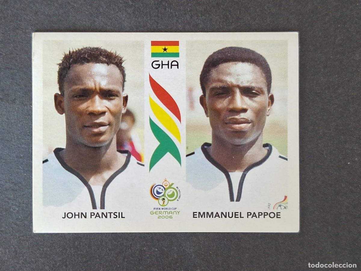 Cromos de F&uacute;tbol: L2 PANTSIL - PAPPOE SELECCION GHANA 315 PANINI MUNDIAL ALEMANIA 2006 NUNCA PEGADO SIN PEGAR