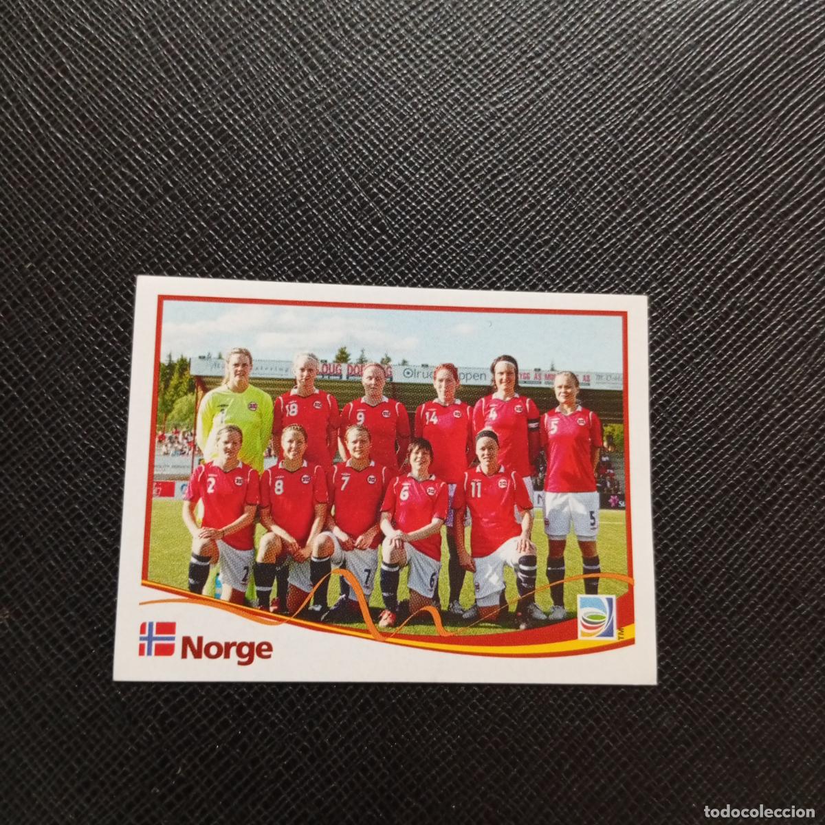 Figurine di Calcio: 293 ALINEACION NORUEGA PANINI FEMENINO WOMEN&acute;S MUNDIAL 2011 ALEMANIA 11 SIN PEGAR A101 PG298