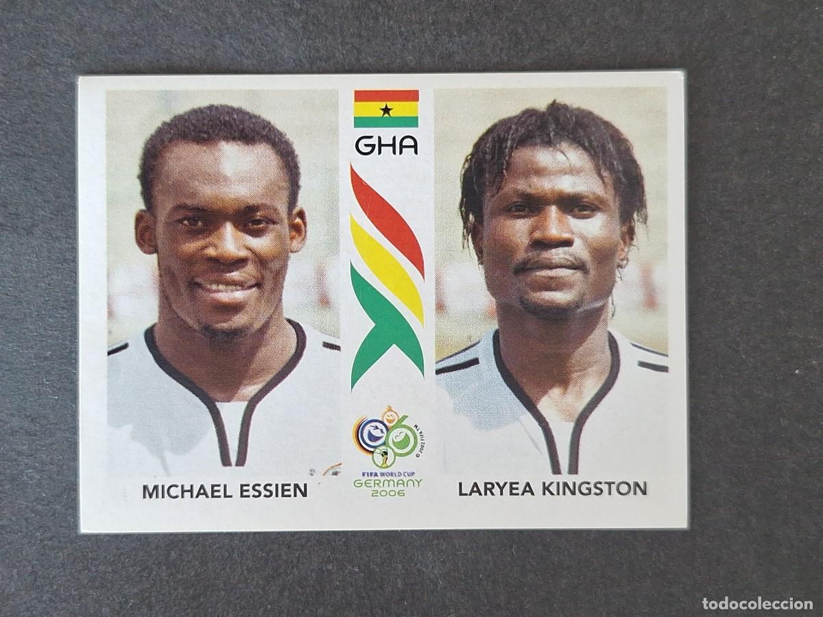 Figurine di Calcio: L2 ESSIEN - KINGSTON SELECCION GHANA 317 PANINI MUNDIAL ALEMANIA 2006 NUNCA PEGADO SIN PEGAR