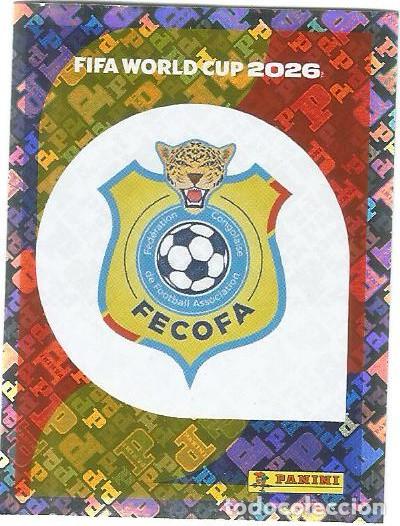 Figurine di Calcio: FIFA CUP MUNDIAL 2026 - STICKER - PANINI - ESCUDO CONGO - COD 1