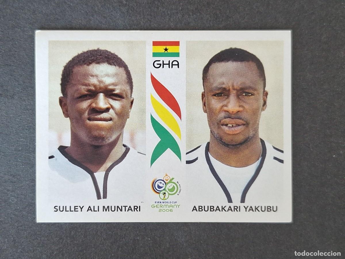 Figurine di Calcio: L2 ALI MUNTARI - YAKUBU SELECCION GHANA 318 PANINI MUNDIAL ALEMANIA 2006 NUNCA PEGADO SIN PEGAR