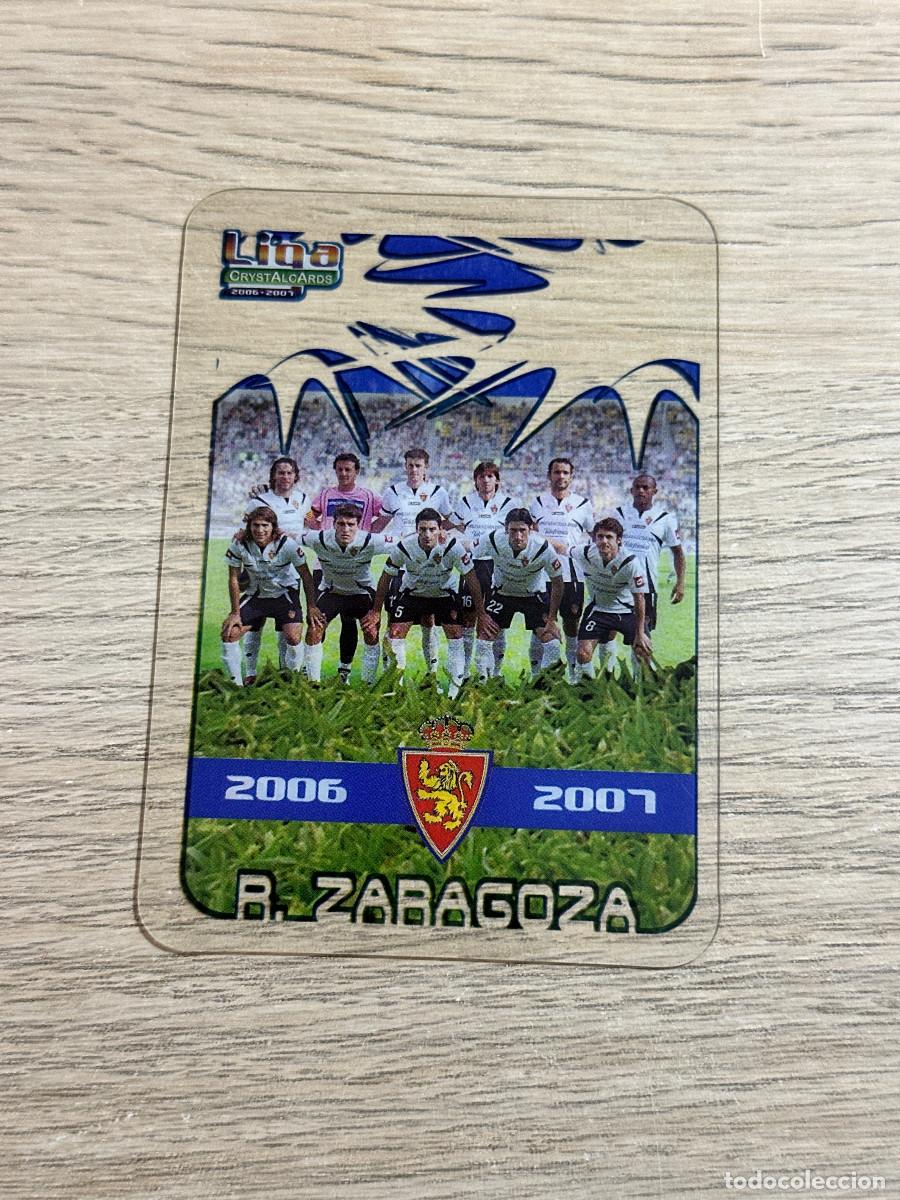 Cromos de F&uacute;tbol: ALINEACION n&ordm; 182 ZARAGOZA CRYSTALCARDS LIGA 2006 2007 MUNDICROMO 06 07