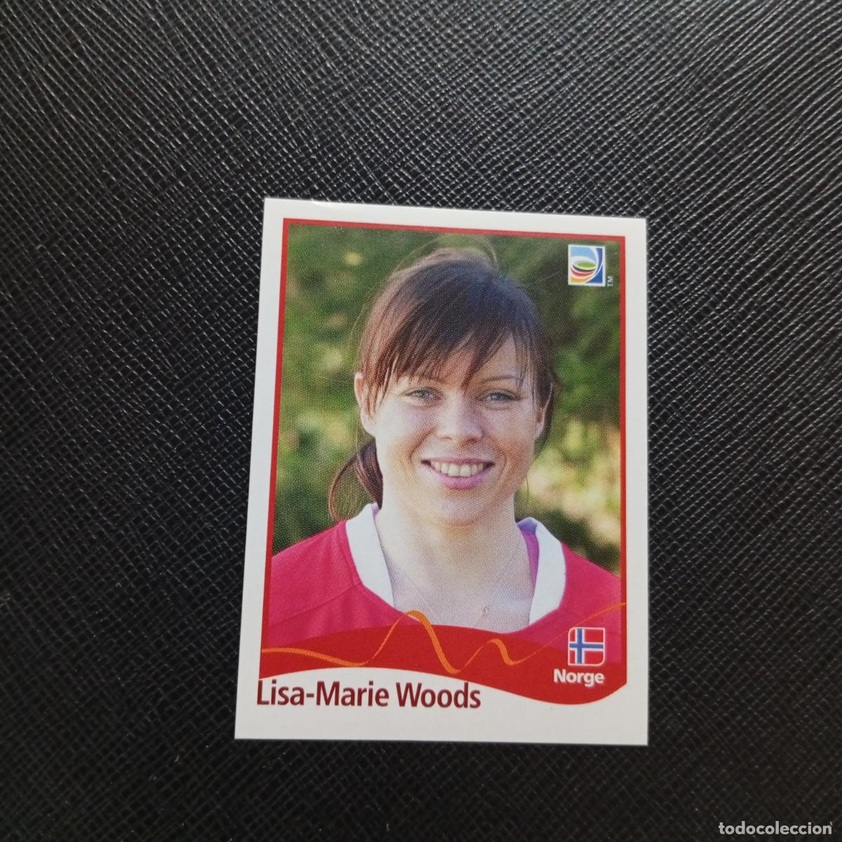 Fu&szlig;ball-Sticker: 303 LISA MARIE WOODS NORUEGA PANINI FEMENINO WOMEN&acute;S MUNDIAL 2011 ALEMANIA 11 SIN PEGAR A101 PG334
