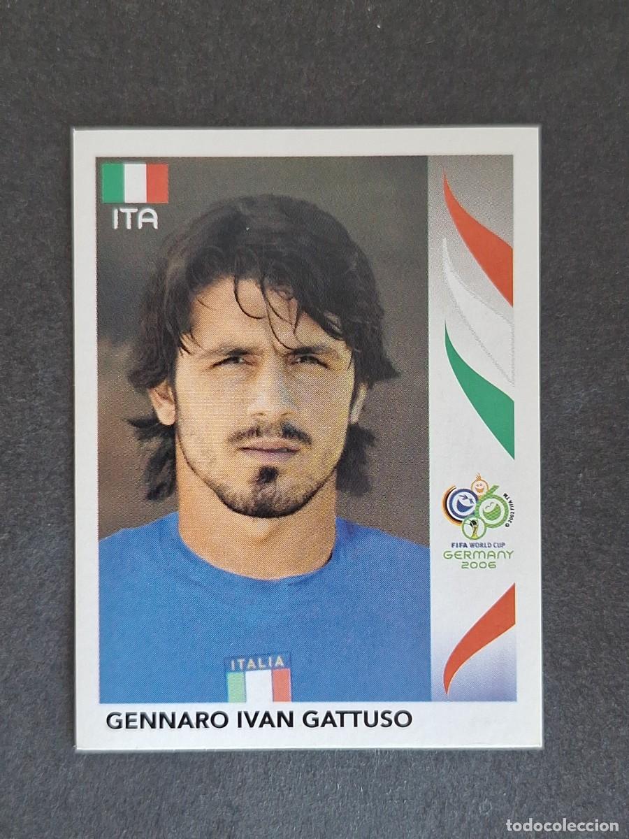 Fu&szlig;ball-Sticker: L2 GENNARO IVAN GATTUSO SELECCION ITALIA 332 PANINI MUNDIAL ALEMANIA 2006 NUNCA PEGADO SIN PEGAR