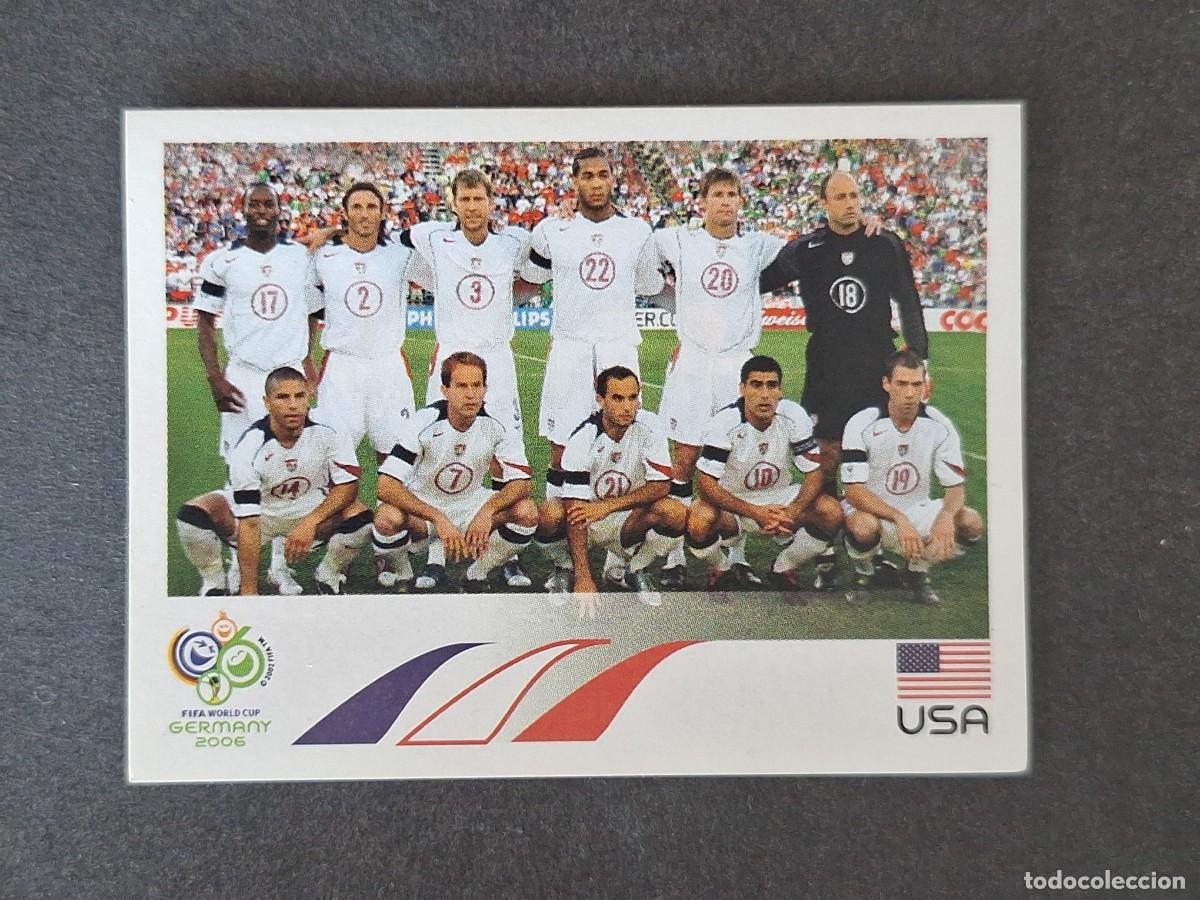 Fu&szlig;ball-Sticker: L2 EQUIPO SELECCION USA 340 PANINI MUNDIAL ALEMANIA 2006 NUNCA PEGADO SIN PEGAR