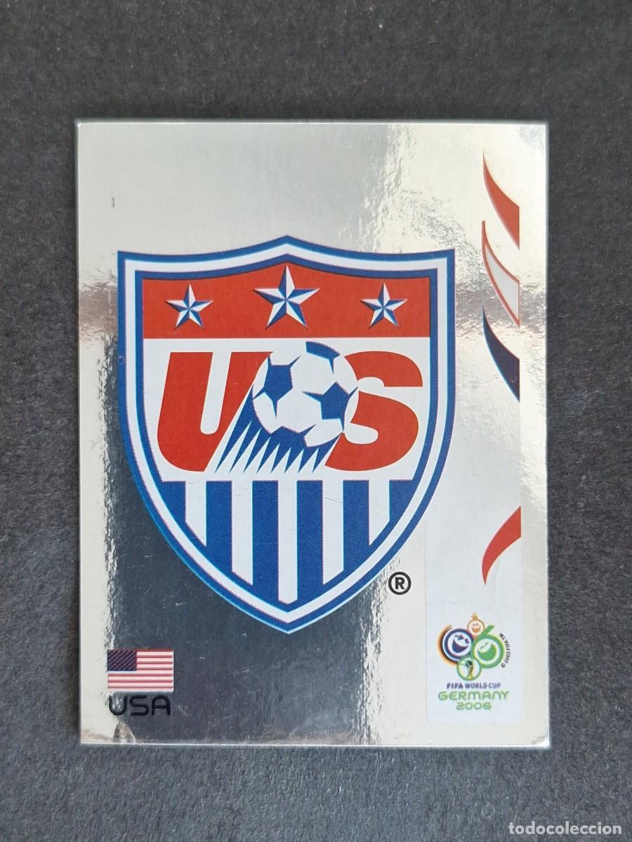 Fu&szlig;ball-Sticker: L2 ESCUDO SELECCION USA 341 PANINI MUNDIAL ALEMANIA 2006 NUNCA PEGADO SIN PEGAR