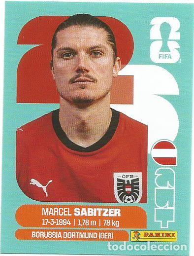 Cromos de F&uacute;tbol: PANINI - STICKER - MUNDIAL FIFA CUP 2026 - MARCEL SABITZER - AUSTRIA - AUT 11
