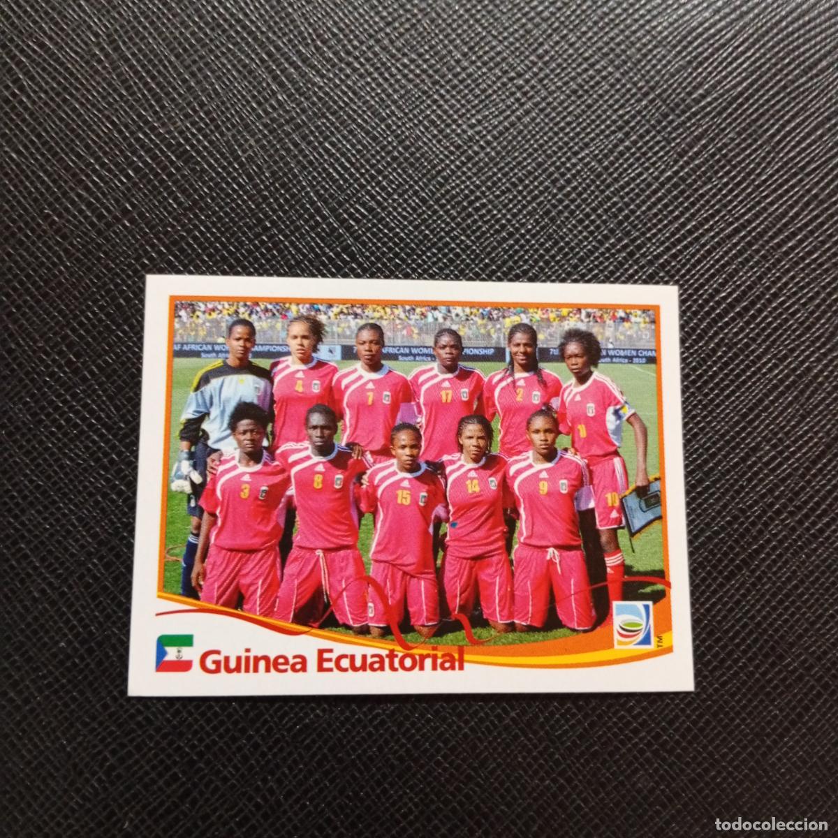 Cromos de F&uacute;tbol: 312 ALINEACION GUINEA PANINI FEMENINO WOMEN&acute;S MUNDIAL 2011 ALEMANIA 11 SIN PEGAR A101 PG334