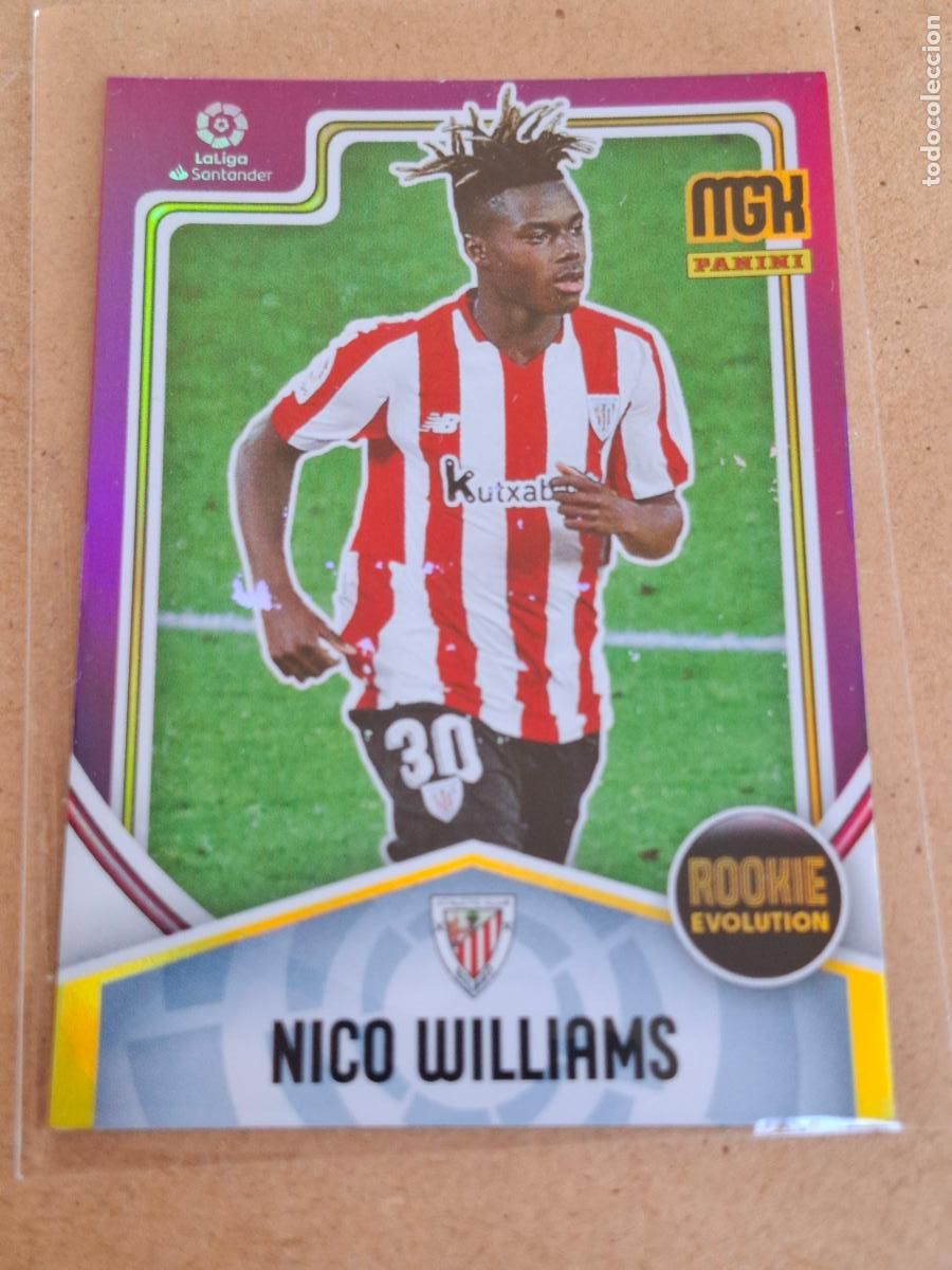 Figurine di Calcio: MEGACRACKS 2021 2022 21 22 - 399 NICO WILLIAMS ( ROOKIE ) - ATHLETIC CLUB - CP4