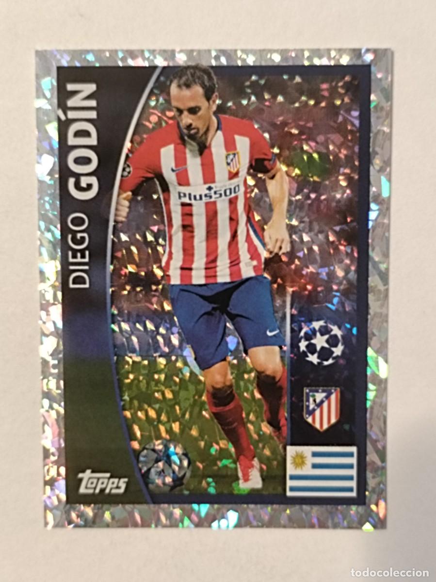 Cromos de F&uacute;tbol: #154 GODIN (ATLETICO DE MADRID) UEFA CHAMPIONS LEAGUE 2015/2016 TOPPS