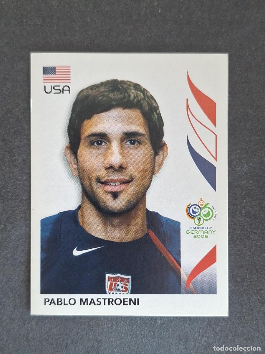 Cromos de F&uacute;tbol: L2 PABLO MASTROENI SELECCION USA 352 PANINI MUNDIAL ALEMANIA 2006 NUNCA PEGADO SIN PEGAR