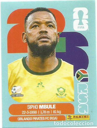 Fu&szlig;ball-Sticker: PANINI - STICKER - MUNDIAL FIFA CUP 2026 - SIPHO MBULE - SUDAFRICA - RSA 16