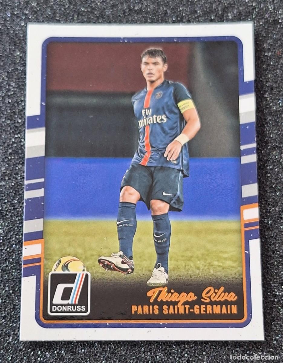 Cromos de F&uacute;tbol: Thiago Silva Paris Saint-Germain PSG Panini Donruss Soccer #130 2016-17