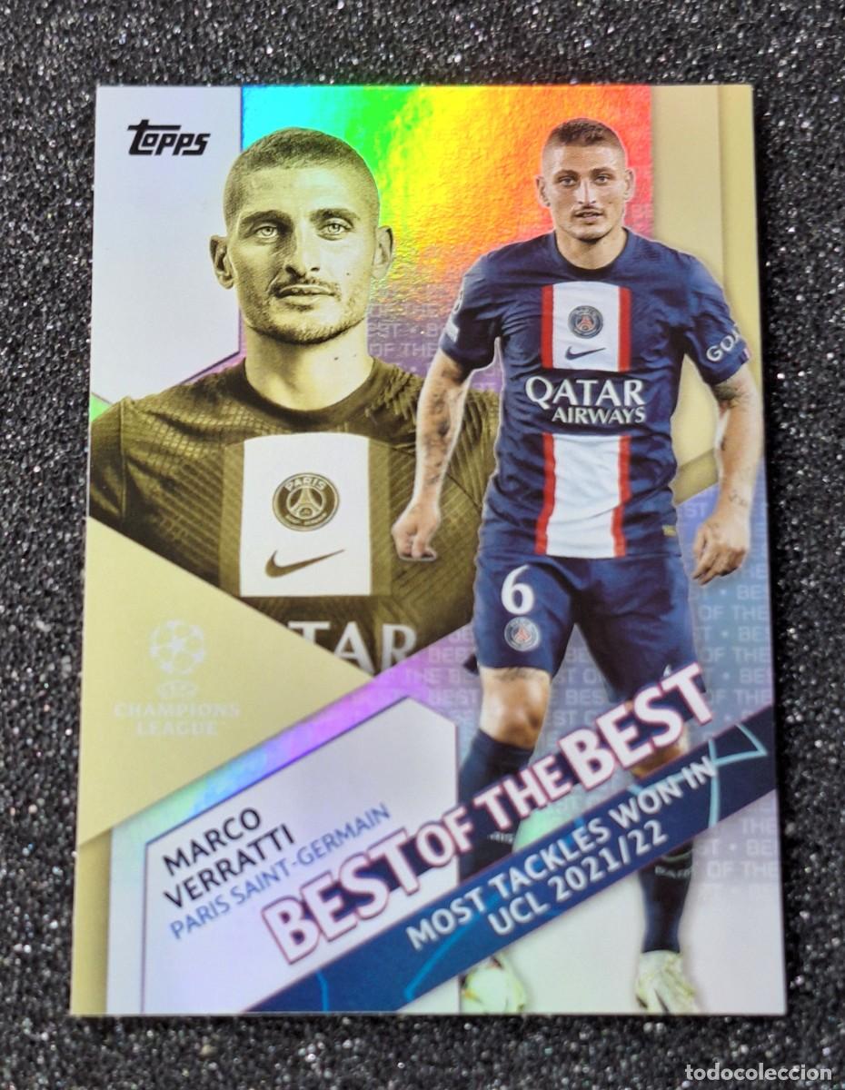 Cromos de F&uacute;tbol: Marco Verratti Paris Saint-Germain PSG Topps Soccer #BB-6 2023