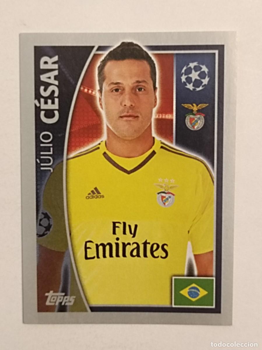 Cromos de F&uacute;tbol: #162 JULIO CESAR (BENFICA) UEFA CHAMPIONS LEAGUE 2015/2016 TOPPS
