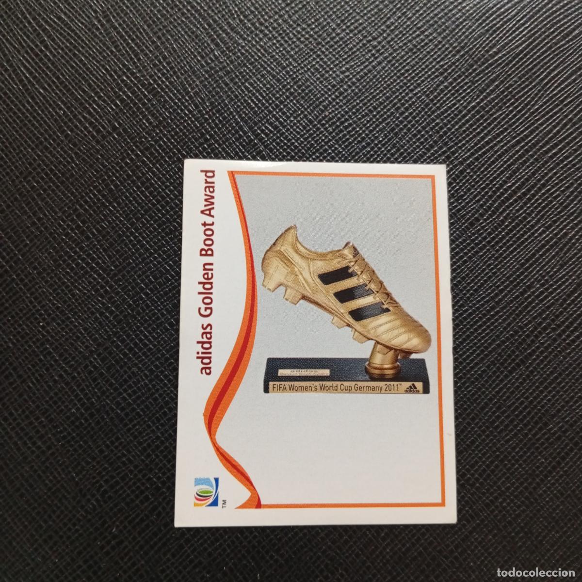 Cromos de F&uacute;tbol: 334 ADIDAS GOLDEN BOOT AWARD PANINI FEMENINO WOMEN&acute;S MUNDIAL 2011 ALEMANIA 11 SIN PEGAR A101 PG361