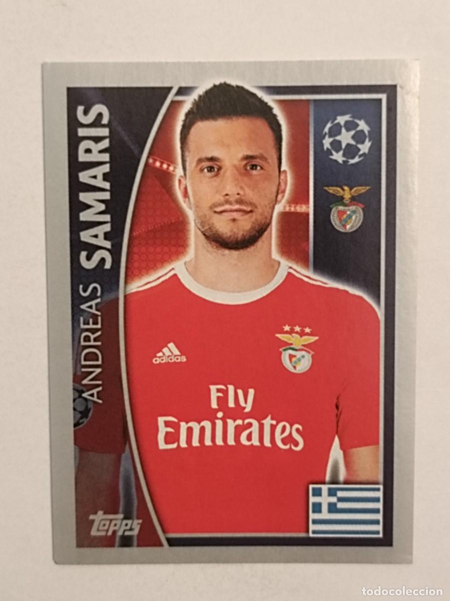 Cromos de F&uacute;tbol: #167 SAMARIS (BENFICA) UEFA CHAMPIONS LEAGUE 2015/2016 TOPPS