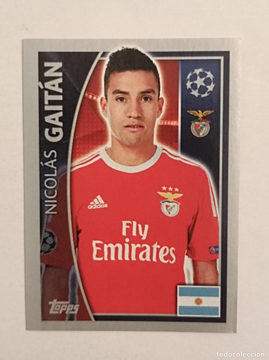 Cromos de F&uacute;tbol: #168 GAITAN (BENFICA) UEFA CHAMPIONS LEAGUE 2015/2016 TOPPS
