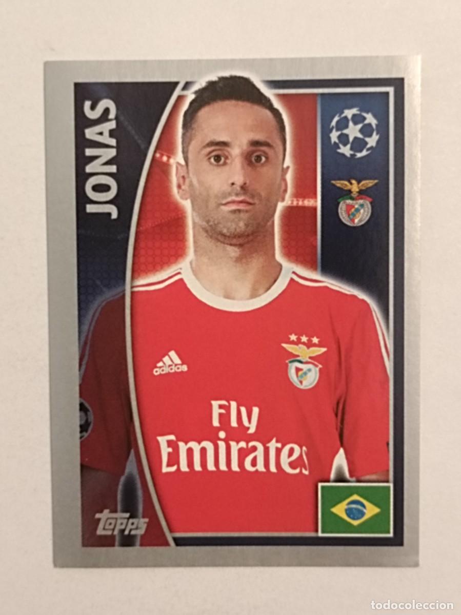 Football Stickers: #171 JONAS (BENFICA) UEFA CHAMPIONS LEAGUE 2015/2016 TOPPS