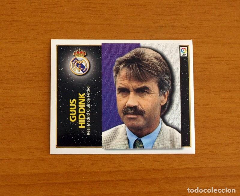 Cromos de F&uacute;tbol: Real Madrid - Guus Hiddink, Entrenador - Ediciones Este Liga 1998-1999, 98-99 - Nunca pegado