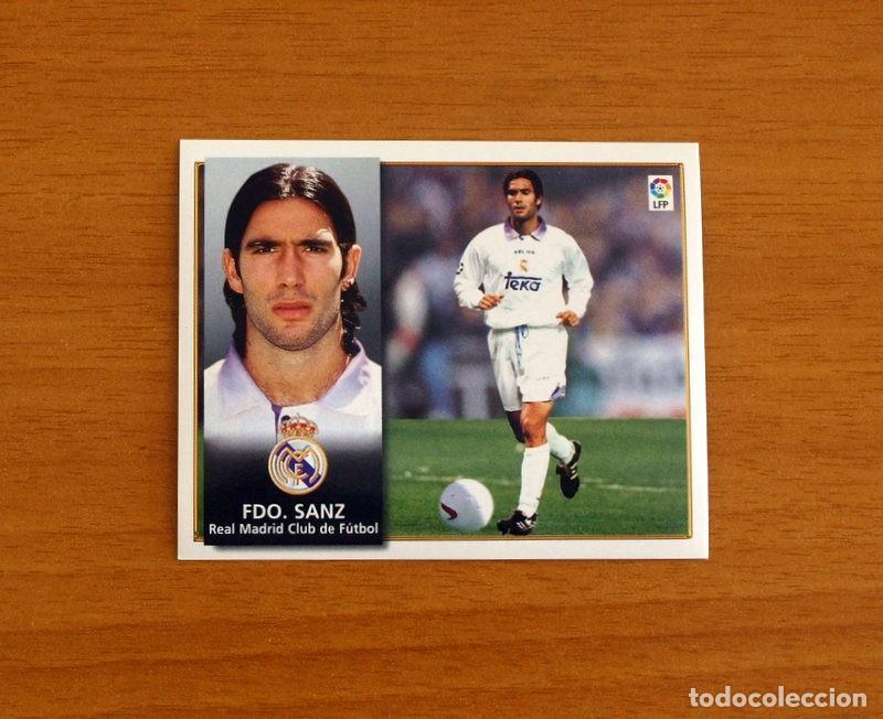 Cromos de F&uacute;tbol: Real Madrid - Fernando Sanz - Ediciones Este Liga 1998-1999, 98-99 - Nunca Pegado
