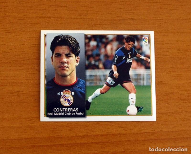 Cromos de F&uacute;tbol: Real Madrid - Contreras - Ediciones Este Liga 1998-1999, 98-99 - Nunca Pegado