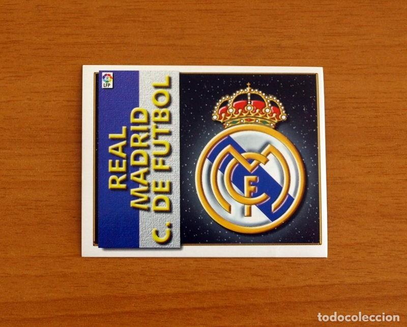 Cromos de F&uacute;tbol: Real Madrid - Escudo - Ediciones Este Liga 1998-1999, 98-99 - Nunca Pegado