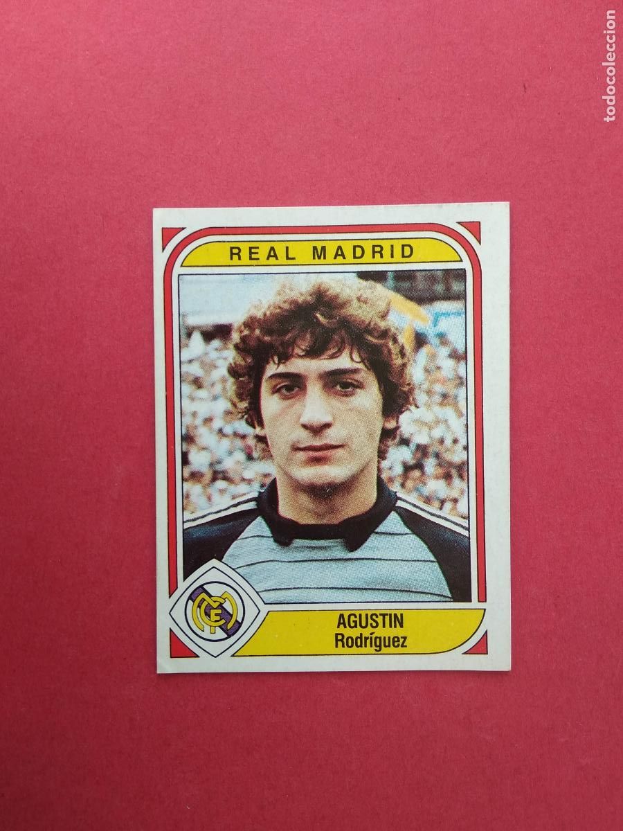 Figurine di Calcio: PANINI FUTBOL LIGA 83 84 1983 1984 CROMO NUNCA PEGADO N&ordm; 200 AGUSTIN REAL MADRID