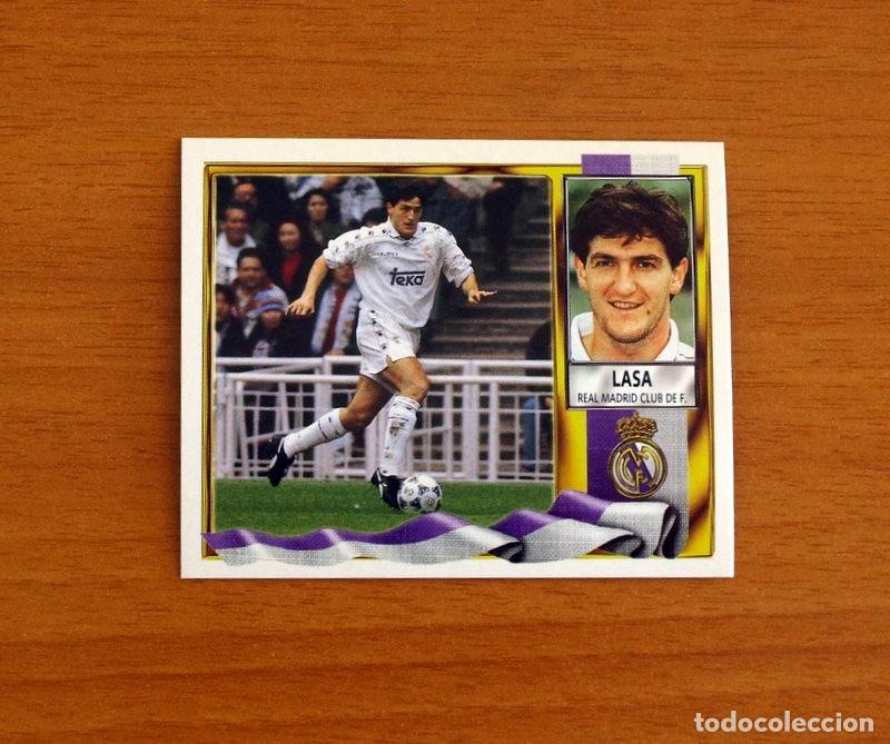 Cromos de F&uacute;tbol: Real Madrid - Lasa - Ediciones Este Liga 1995-1996, 95-96 - Nunca pegado