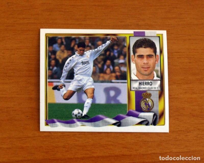 Cromos de F&uacute;tbol: Real Madrid - Hierro - Ediciones Este Liga 1995-1996, 95-96 - Nunca Pegado