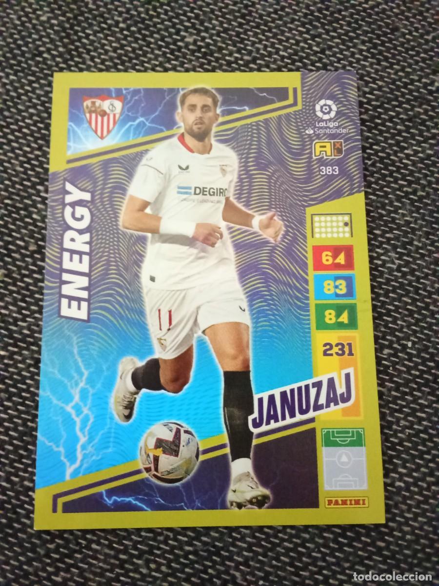Cromos de F&uacute;tbol: 383 januzaj Sevilla Energy ADRENALYN 2022-23