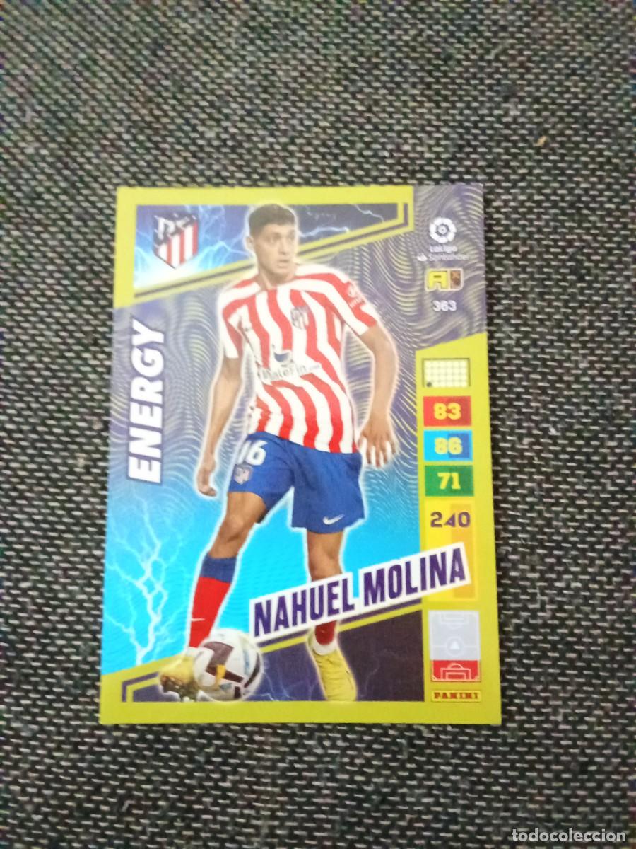 Cromos de F&uacute;tbol: 363 Nahuel Molina Atletico de Madrid energy Adrenalyn 2022-23